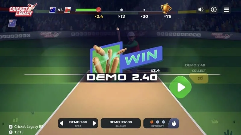 Cricket Legacy BB -voitto
